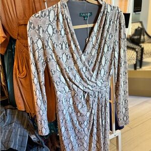 Ralph Lauren snakeskin dress